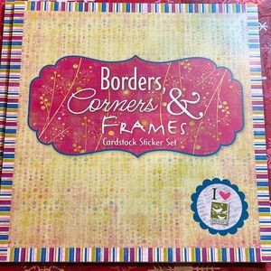 3 birds borders, corners and frames stickers